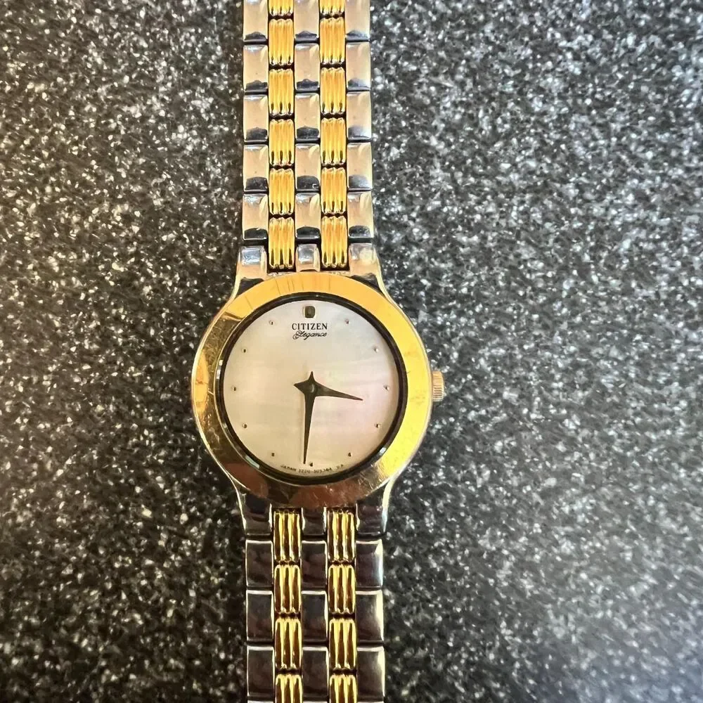 Vintage Citizen Elegance Gold / Silver Watch 3220-325303